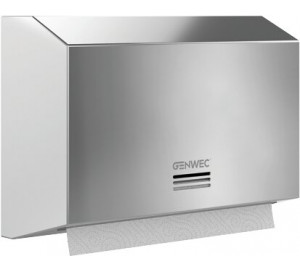 DISPENSADOR PAPEL TOALLA PEQUEÑO INOX 304 BRILLANTE