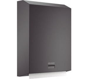 DISPENSADOR PAPEL TOALLA GRANDE I.304 NEGRO MATE