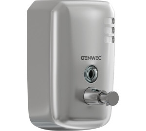 DISPENSADOR JABÓN VERTICAL 650ML INOX 304 SATINADO