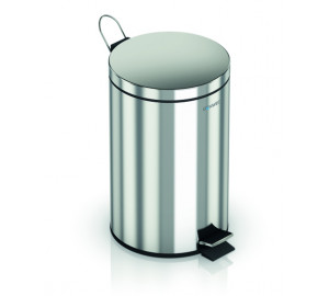 PAPELERA 3L INOX BRILLANTE