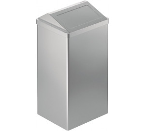 PAPELERA 80L TAPA AUTO-RETORNO I304 SATINADO