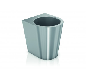 INODORO ANTI VANDÁLICO INOX 304 SATINADO SALIDA A PARED
