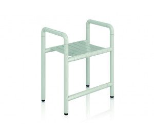 TABURETE NYLON 450MM ALTURA CON APOYA BRAZOS