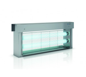 EXTERMINADOR INSECTOS 2X40W EN ACERO INOXIDABLE