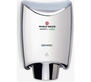 World Dryer Smartdri käsienkuivaaja kiillotettu alumiini