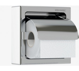 PORTARROLLOS MURAL 1 ROLLO INOX 304 BRILLANTE