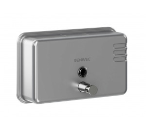 DISPENSADOR JABÓN HORIZONTAL 1100ML INOX 304 SATINADO