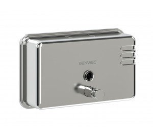 DISPENSADOR JABÓN HORIZONTAL 1100ML INOX 304 BRILLANTE